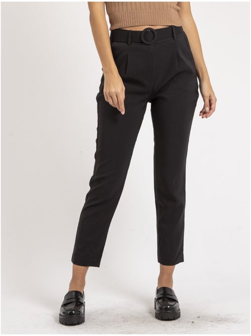 Pantalón avec ceinture EMILIAN - Kiabi