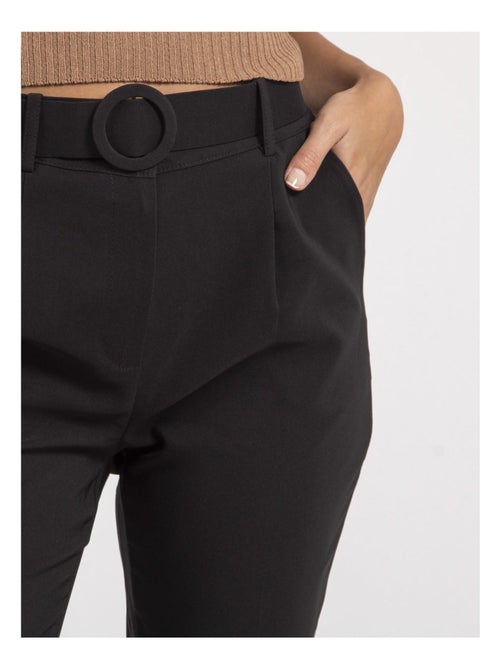 Pantalón avec ceinture EMILIAN - Kiabi