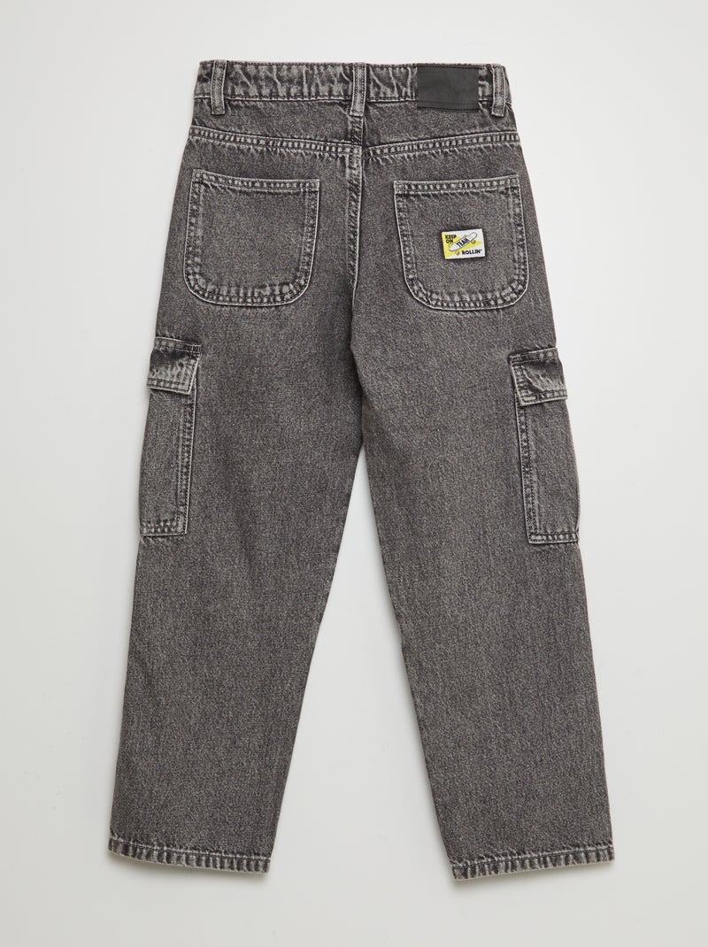 Pantalón baggy - Grafik Edition GRIS - Kiabi