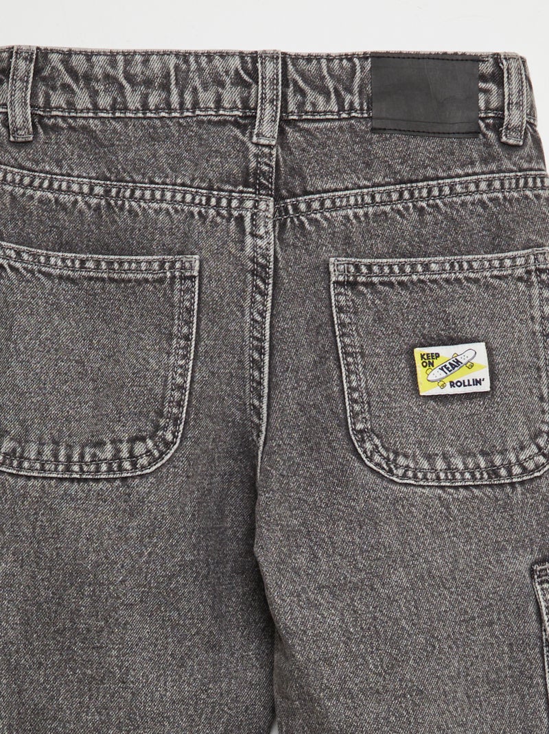 Pantalón baggy - Grafik Edition GRIS - Kiabi