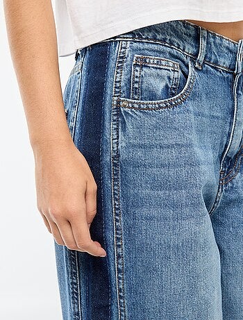 Pantalón baggy a contraste