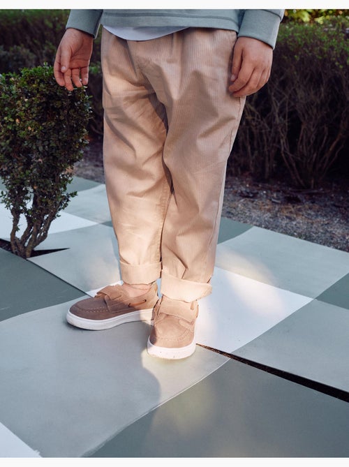 Pantalón baggy de algodón con elástico B&S - Kiabi