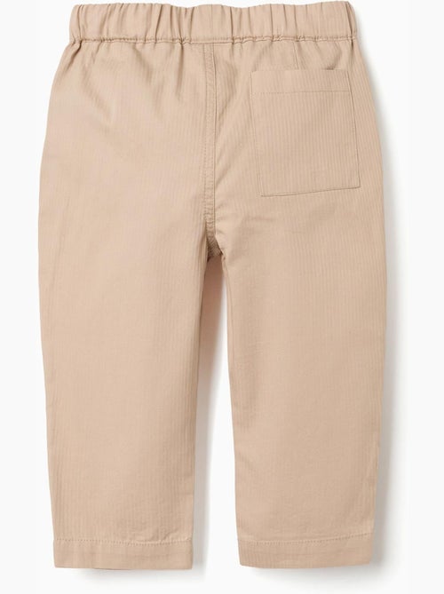Pantalón baggy de algodón con elástico B&S - Kiabi
