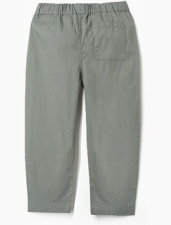 Pantalón baggy de algodón con elástico B&S