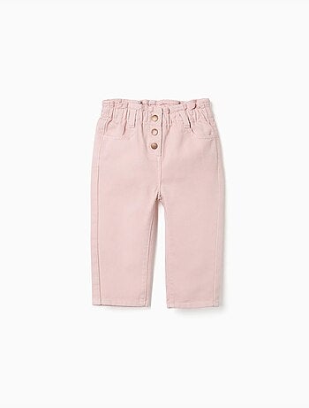 Pantalón baggy de sarga