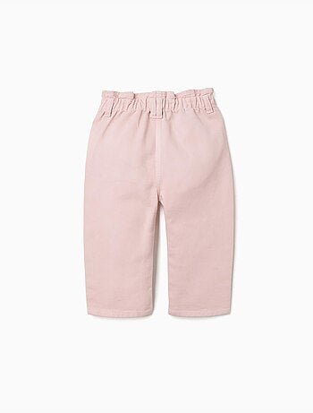 Pantalón baggy de sarga
