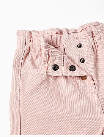 Pantalón baggy de sarga