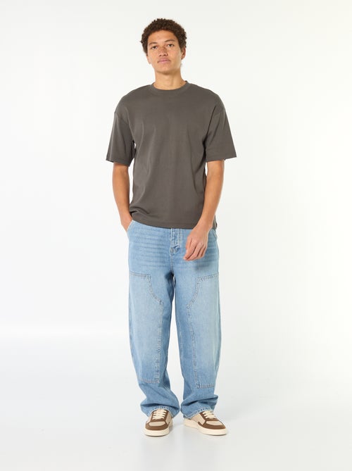 Pantalón Baggy fit vaquero - Kiabi