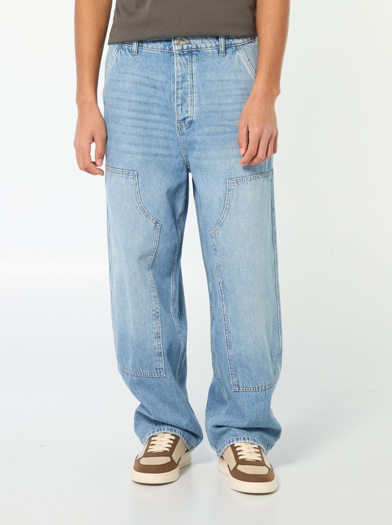 Pantalón Baggy fit vaquero Azul - Kiabi