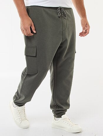 Pantalón bajo ajustado en algodón liso