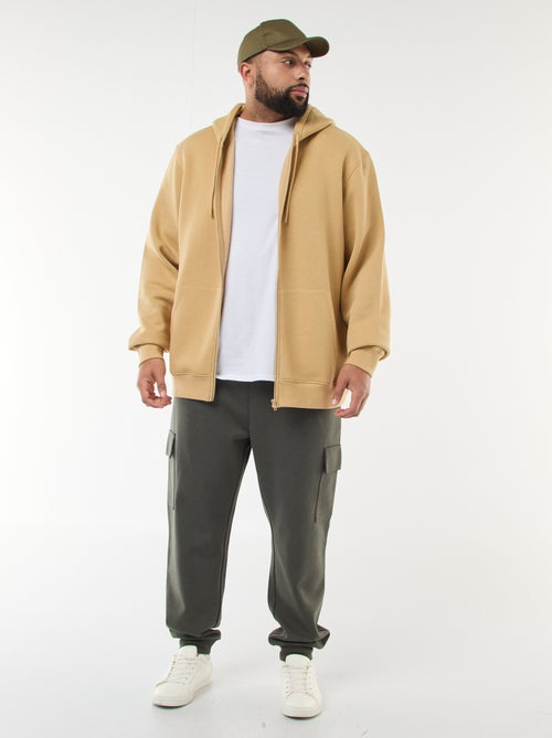 Pantalón bajo ajustado en algodón liso - Kiabi