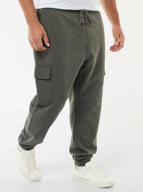 Pantalón bajo ajustado en algodón liso - Kiabi