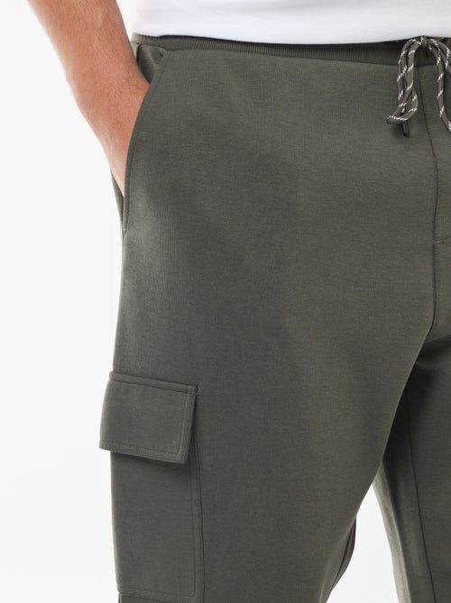 Pantalón bajo ajustado en algodón liso - Kiabi