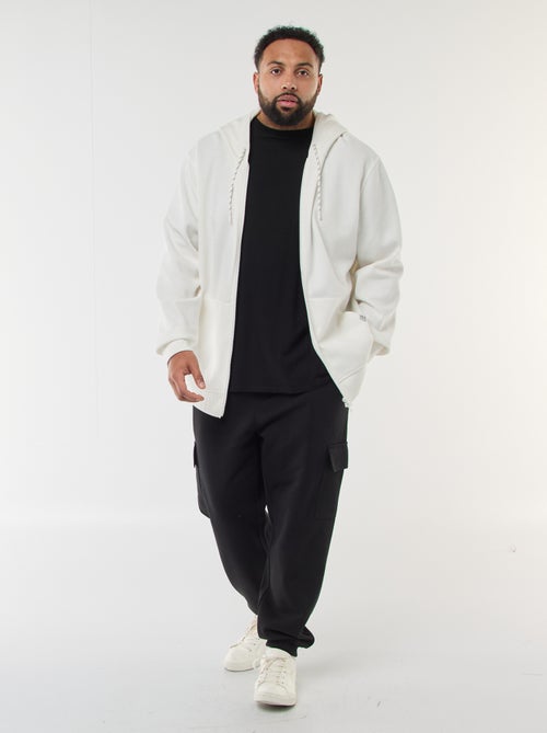 Pantalón bajo ajustado en algodón liso - Kiabi