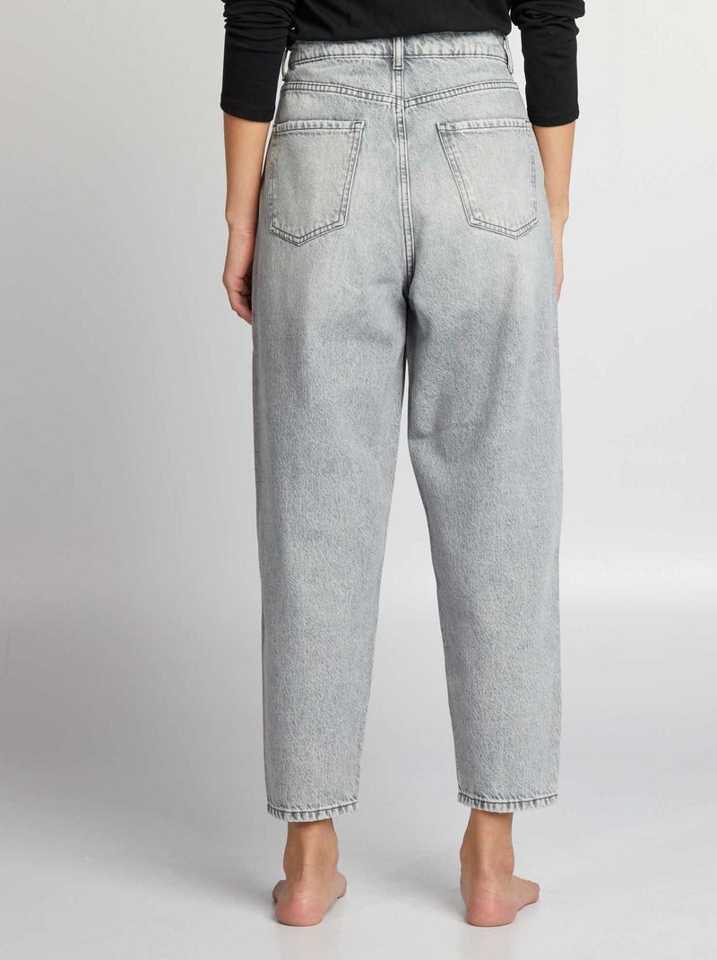 Pantalón balloon GRIS - Kiabi