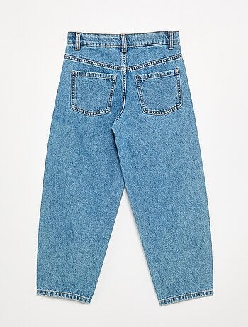 Pantalón barrel con tachuelas fantasía
