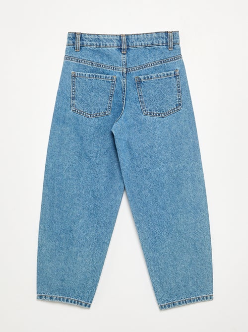 Pantalón barrel con tachuelas fantasía - Kiabi