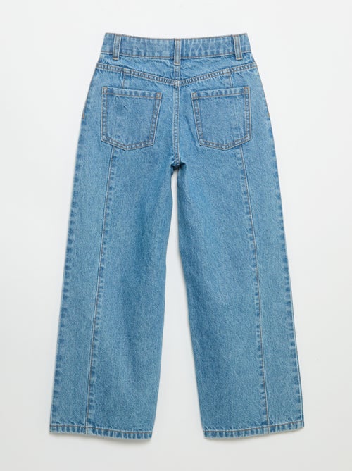 Pantalón barrel con tachuelas fantasía - Kiabi