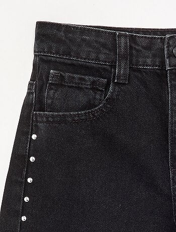 Pantalón barrel con tachuelas fantasía