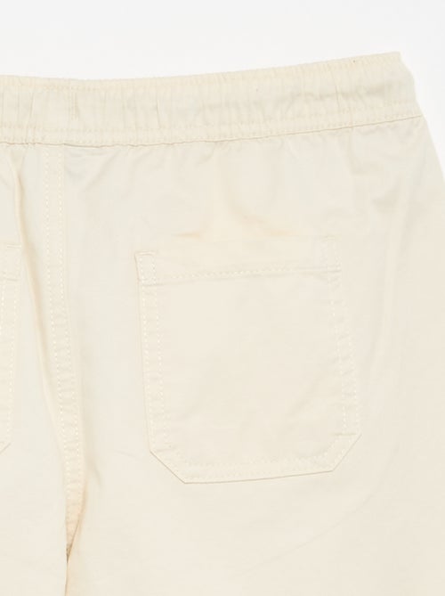 Pantalón barrel fit con cordones ajustables - Kiabi