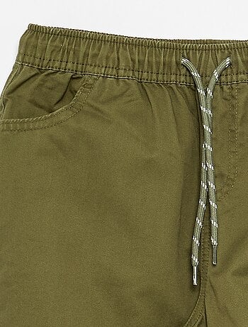 Pantalón barrel fit con cordones ajustables