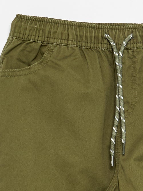 Pantalón barrel fit con cordones ajustables - Kiabi Pantalón barrel fit con cordones ajustables - Kiabi