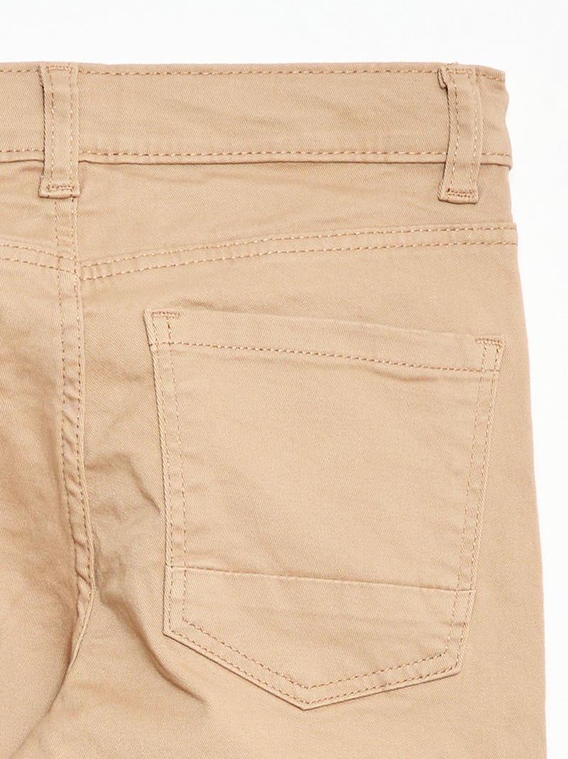 Pantalón básico skinny Beige - Kiabi