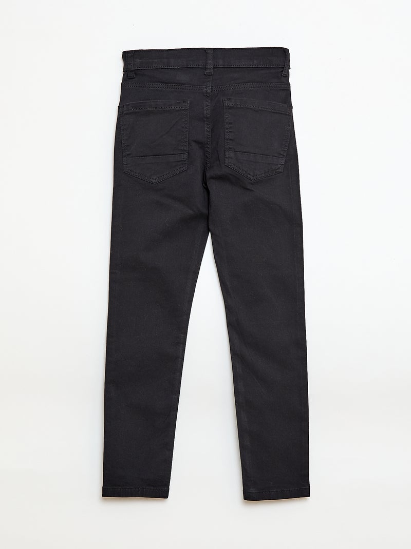 Pantalón básico skinny Negro - Kiabi