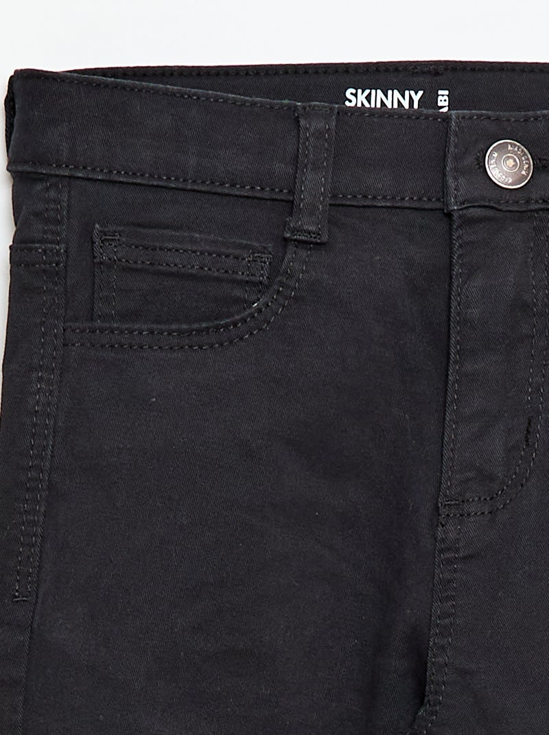 Pantalón básico skinny Negro - Kiabi