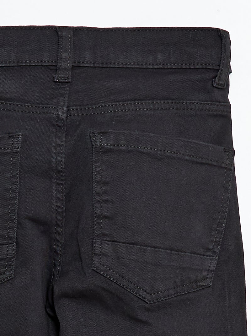 Pantalón básico skinny Negro - Kiabi