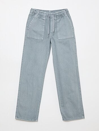 Pantalón bolsillos rectangulares - Corte + ajustado