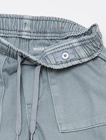 Pantalón bolsillos rectangulares - Corte + ajustado