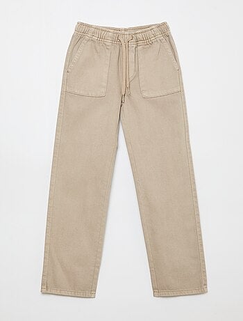 Pantalón bolsillos rectangulares - Corte + ajustado