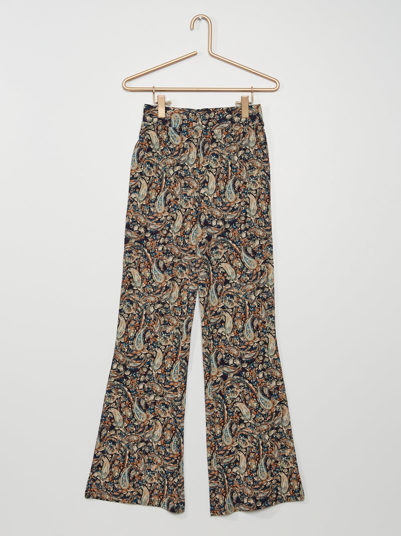 Pantalón bootcut AZUL - Kiabi