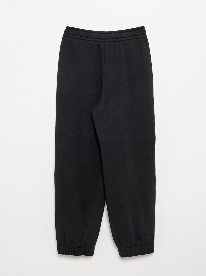 Pantalón cálido con interior polar - colección fácil de poner Negro - Kiabi
