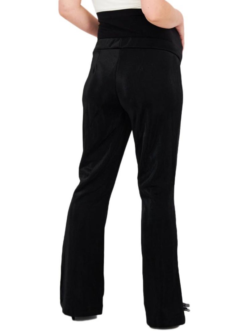 Pantalón campana de maternidad vero moda para mujer Negro - Kiabi