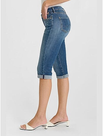 Pantalón capri en jeans PAULINA