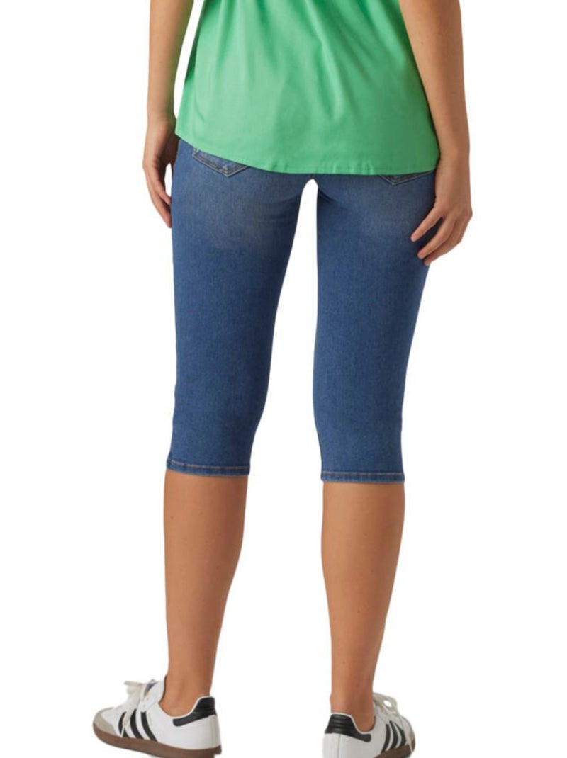 Pantalón Capri Premamá para Mujer Mamalicious Azul - Kiabi