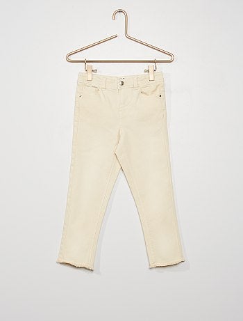 Vaqueros Niña | beige | Kiabi