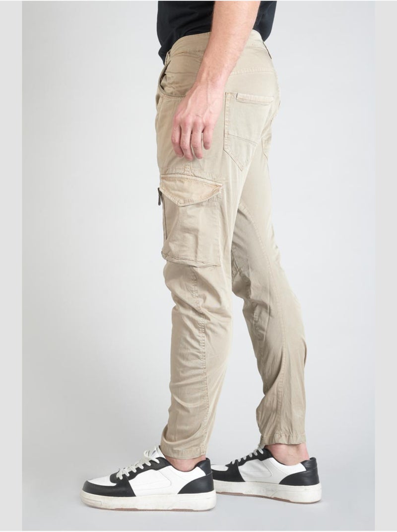 Pantalón cargo ALBAN Beige - Kiabi