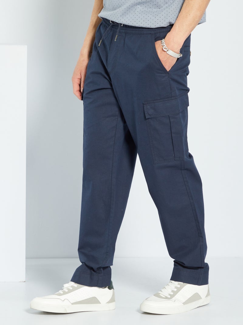Pantalón cargo AZUL - Kiabi