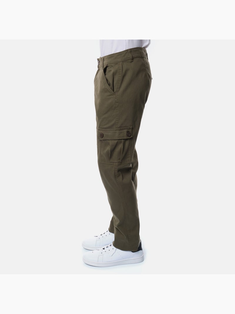 Pantalón cargo Caqui - Kiabi