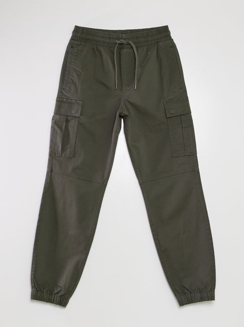 Pantalón cargo con bolsillos con solapa - Kiabi