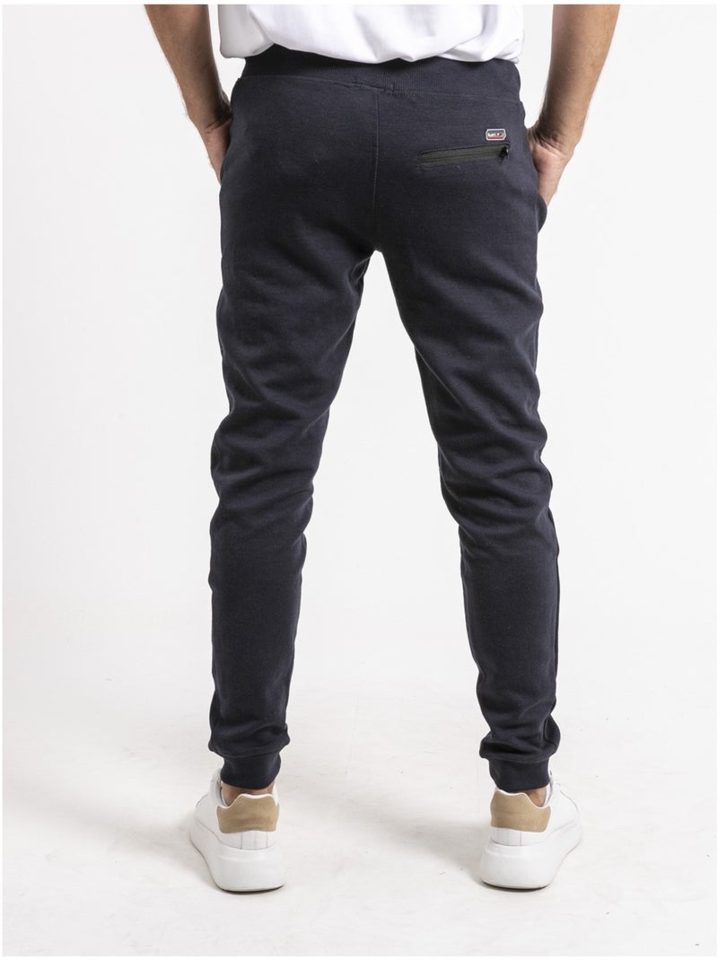 Pantalón cargo de felpa VERCOUT Azul marino - Kiabi