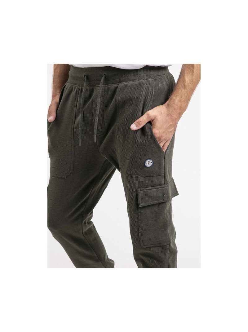 Pantalón cargo de felpa VIMALDO Caqui - Kiabi