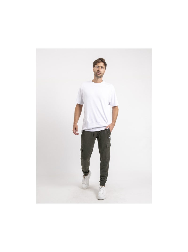 Pantalón cargo de felpa VIMALDO Caqui - Kiabi