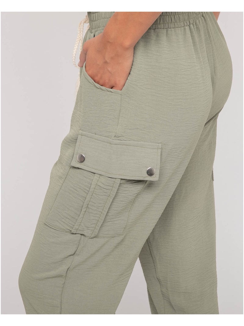 Pantalón cargo ETINOSA Caqui - Kiabi