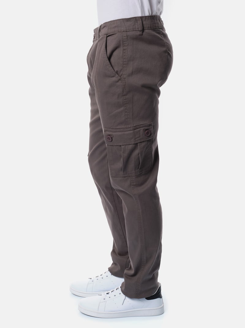 Pantalón cargo Gris - Kiabi