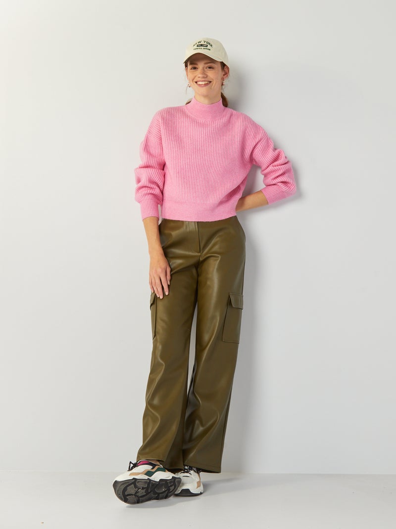 Pantalón cargo KAKI - Kiabi