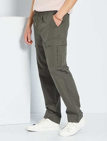 Pantalones de - caqui - Kiabi